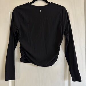 Lululemon Ruched Long Sleeve Top